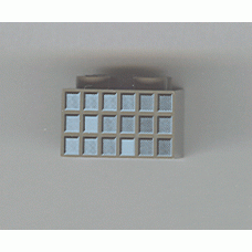 Part 3003px1 Dark Gray Brick 2 x 2 with Gray Squares on Two Sides Pattern 
